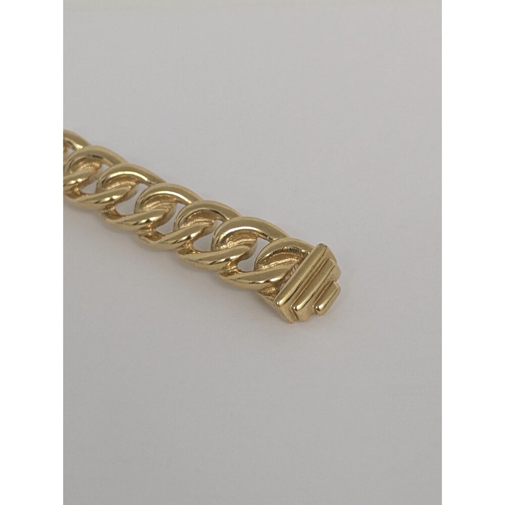 Givenchy Gold-Tone Braided Statement Size Bar Brooch, Signed - Picture 3 of 5